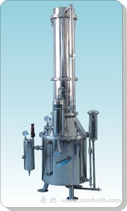 TZ400不锈钢塔式蒸汽重蒸馏水器